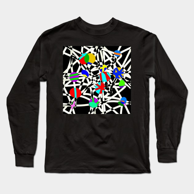 Bubble Pop - abstract art Long Sleeve T-Shirt by art64